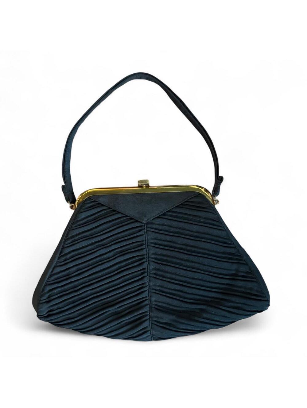 Magid NYC Women's 50's Vintage Black Cocktail Bag